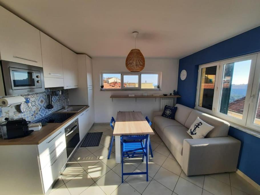La Terrazza Sul Golfo Dei Poeti Con Vista Mare Apartment Pitelli Bagian luar foto